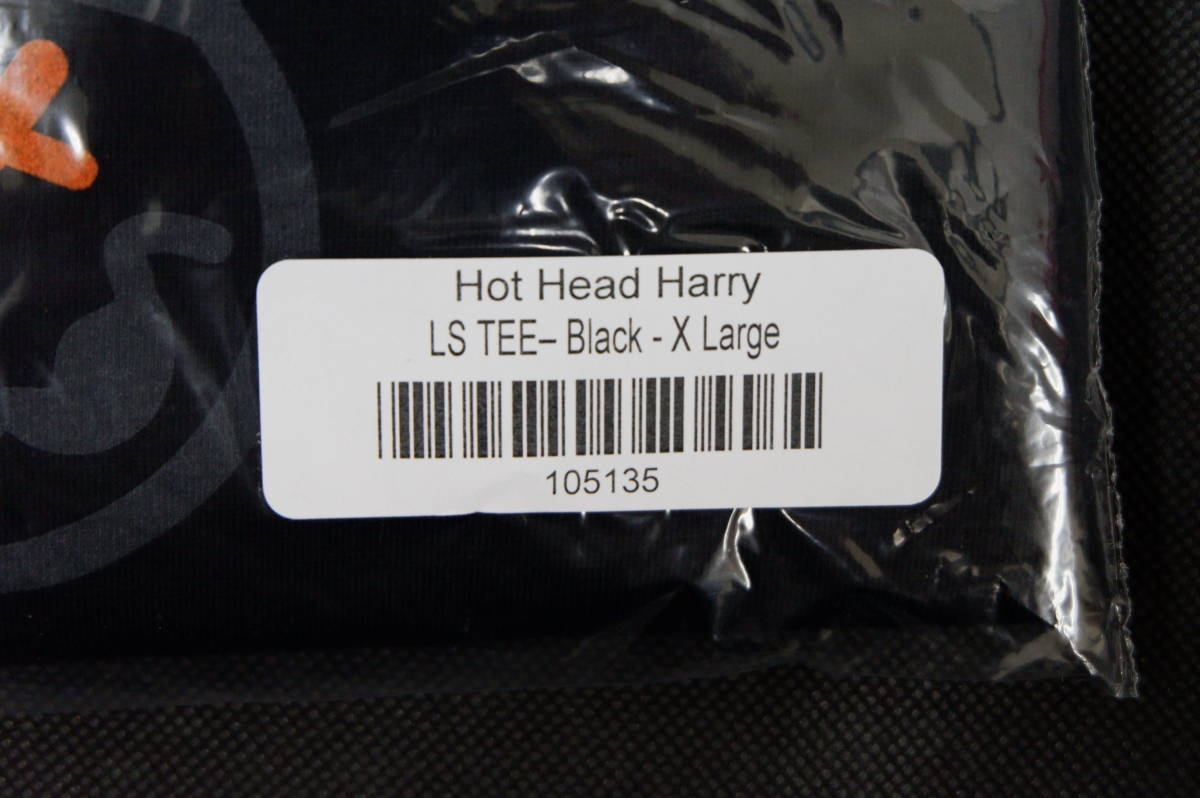 2023年 Scotty Cameron - Tour Only - Hot Head Harry - Long Sleeve T-Shirt - Black スコッティ・キャメロン 長袖Tシャツ XL サイズ 新品_画像6