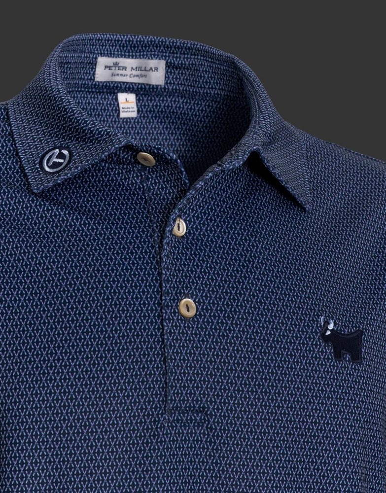 Scotty Cameron - Scotty Bulldog - Rise And Glide Performance Jersey - Navy スコッティ・キャメロン ポロシャツ L 新品の画像2