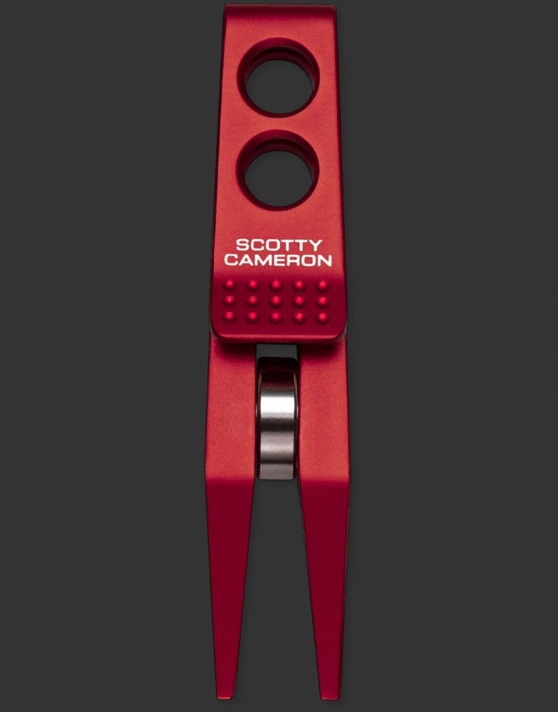 スコッティ キャメロン Scotty Cameron Roller Clip Pivot Tool - For Tour Use Only - Misted Bright Dip Red ピボットツール 新品_画像2