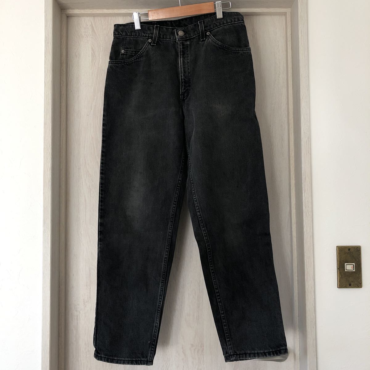 注目 BLACK 550 リーバイス Levis (k) 90s ジーンズ ブラック 黒