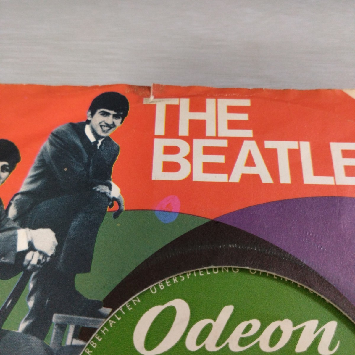 ドイツODEONオリジナル GREEN LABEL THE BEATLES / FROM ME TO YOU ザ・ビートルズ シングルレコード_画像2