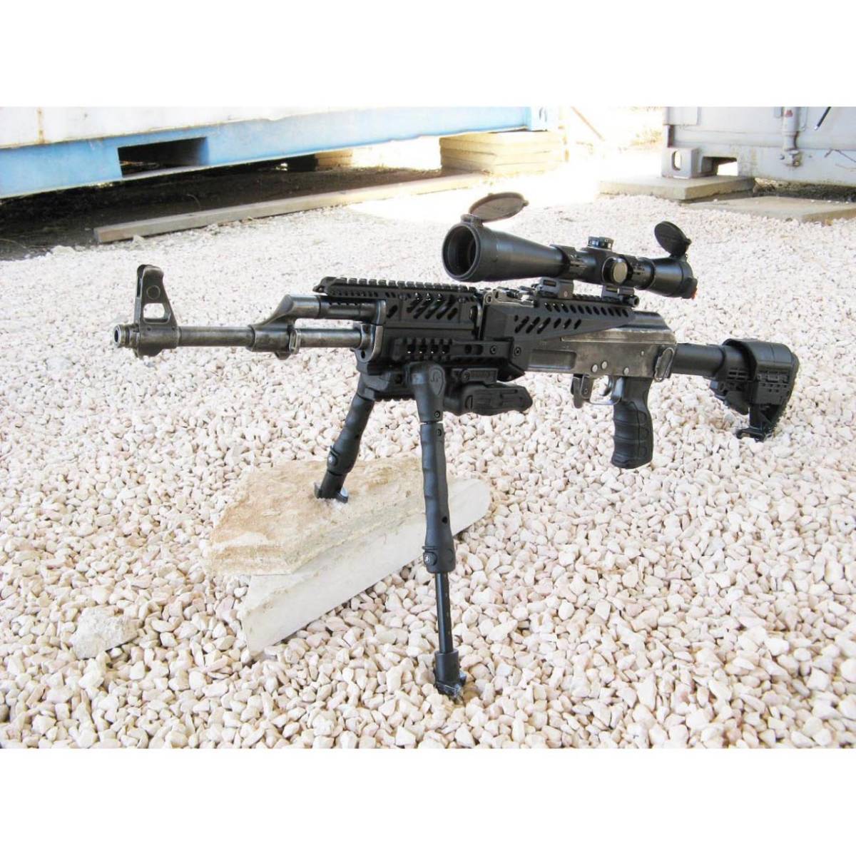  CAA NBP バイポッド 20㎜ ピカティニーレール 対応 AK M16 M4 AR HK 実物 実銃用 送料無料_画像9