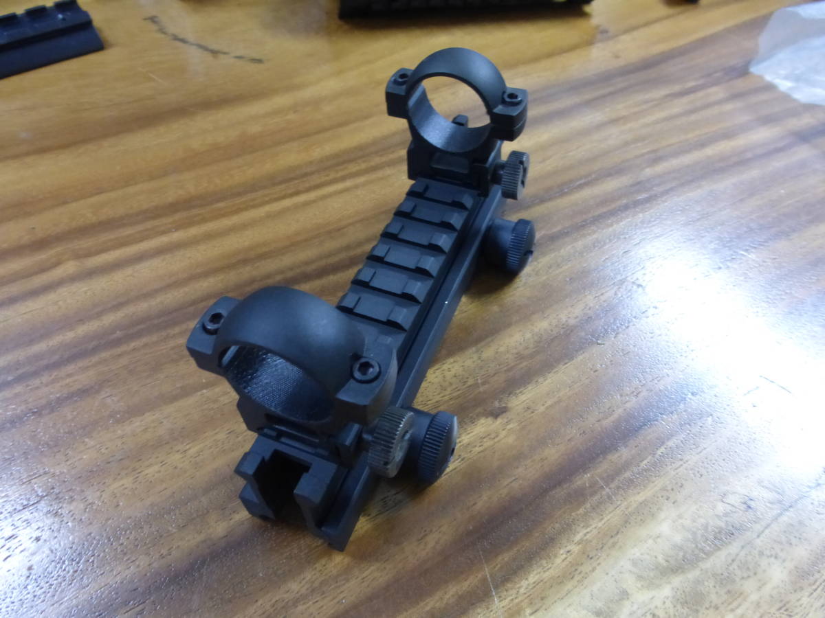 M4系 Weaver Flat Top Rail Mount Riser フラットトップ ライザー マウント M16, CAR, XM, Ｍ4, 系 HK 実物 実銃用 _画像5