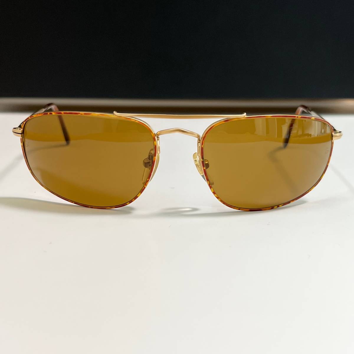 ◆GIORGIO ARMANI ジョルジオアルマーニ サングラス eyewear トルトゥーガ ヴィンテージ オールド イタリア製 614 701 メンズ VINTAGE_画像3