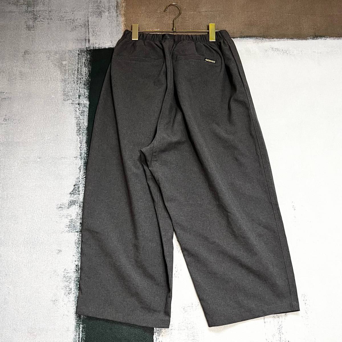  beautiful goods *GRAMICCI Gramicci poly- bell tedo climbing wide pants man and woman use GLP-19S898 gray M size bottoms 
