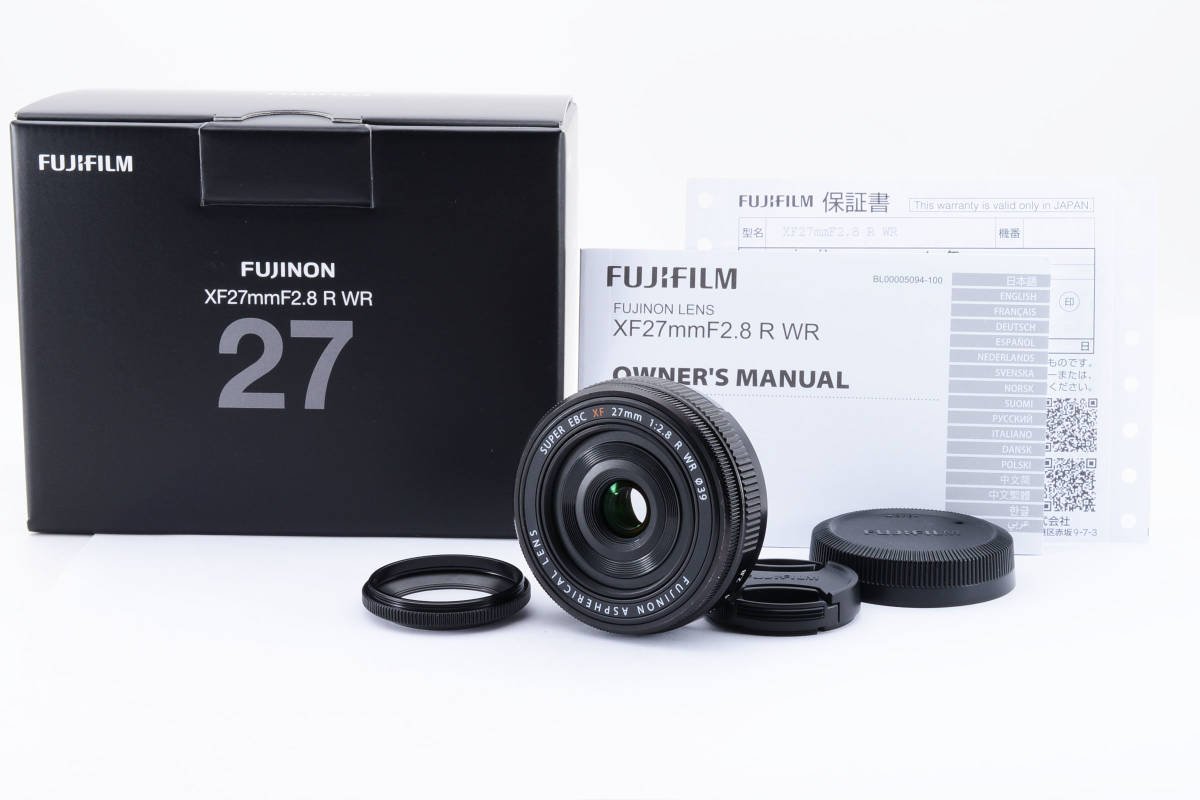 富士フイルム FUJIFILM フジノンレンズ XF 27mm F2.8 R WR [美品