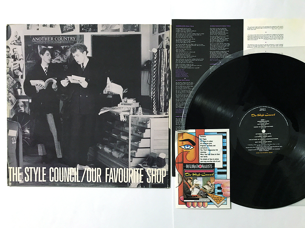 UK イギリス盤 ORIG LP■Style Council■Our Favorite Shop■Polydor オリジナルのスリーヴ/フライヤー付 ステレオ【試聴できます】_画像1