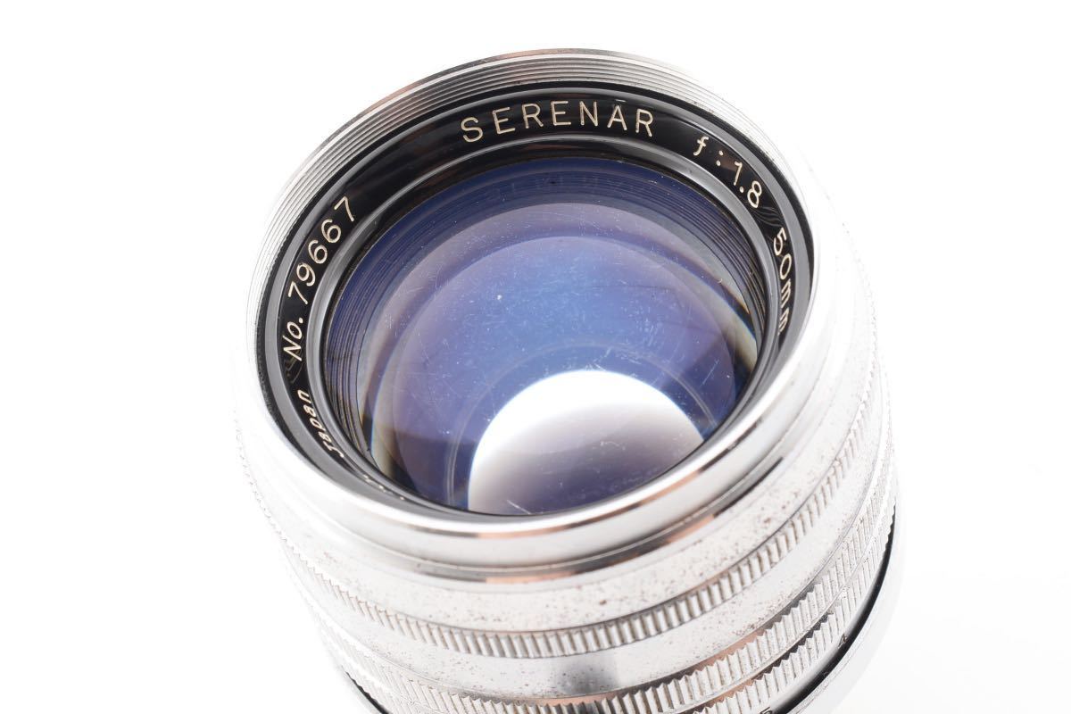  beautiful goods *CANON SERENAR 50mm F1.8 Canon Serena -L mount manual lens 