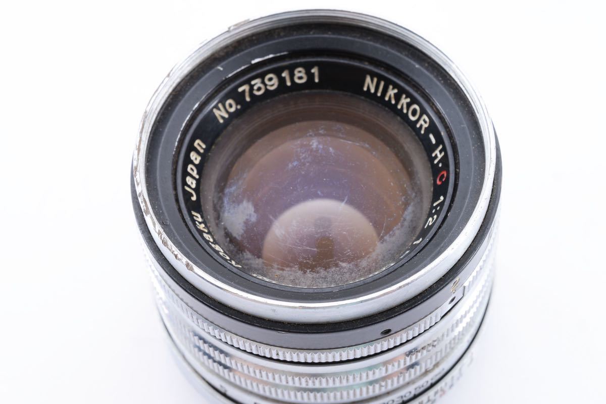 希少美品＊Nikon ニコン Nippon Kogaku 日本光学 NIKKOR-H.C 50mm F2 黒帯 Lマウント_画像10
