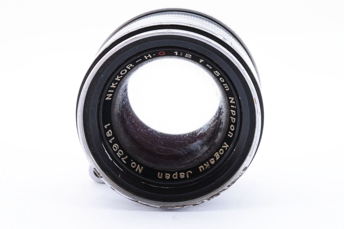 希少美品＊Nikon ニコン Nippon Kogaku 日本光学 NIKKOR-H.C 50mm F2 黒帯 Lマウント_画像6