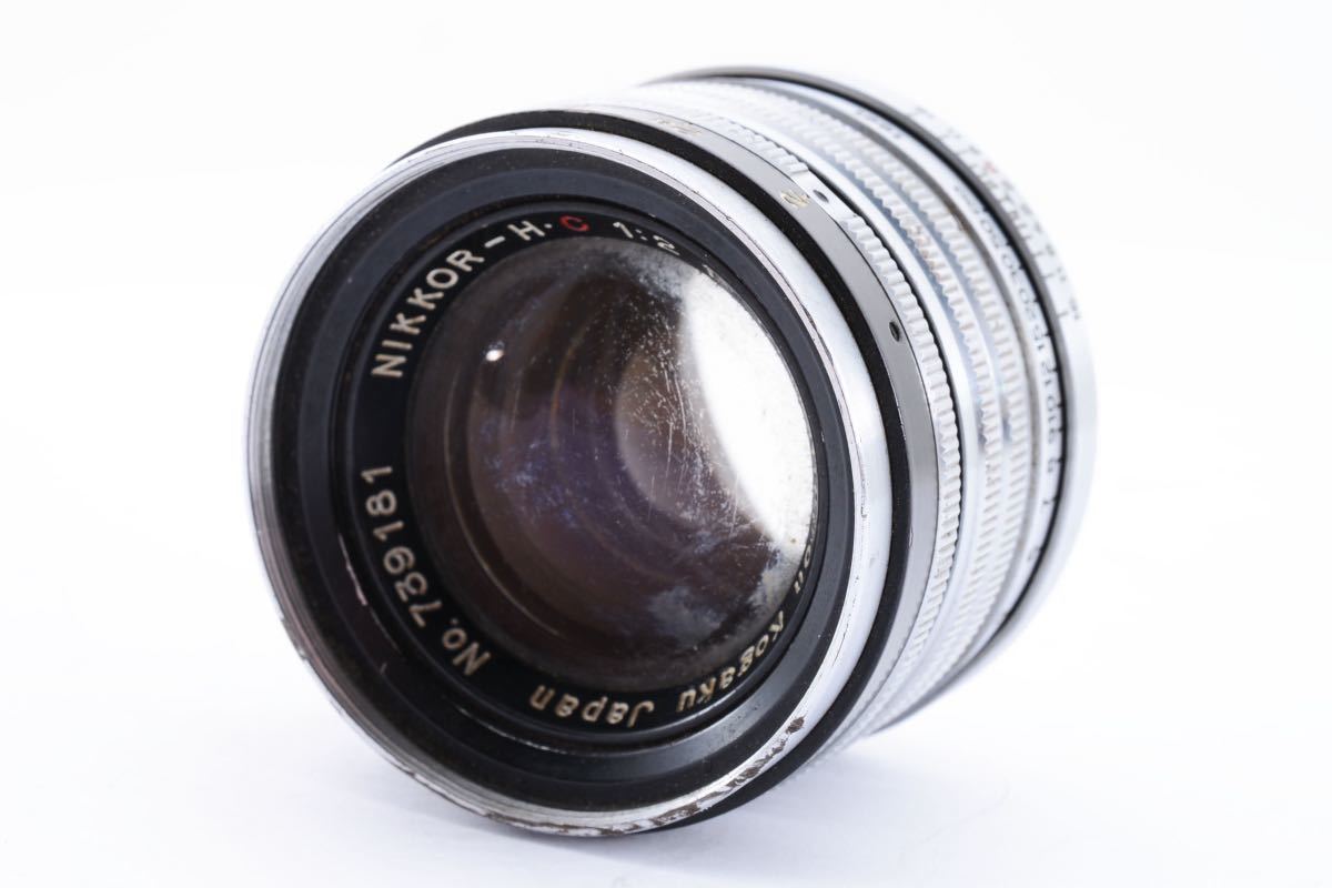 希少美品＊Nikon ニコン Nippon Kogaku 日本光学 NIKKOR-H.C 50mm F2 黒帯 Lマウント