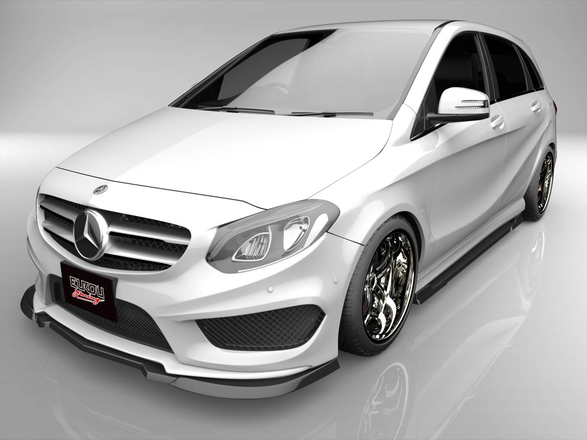 246242 246246 B Class W246 AMG спорт более поздняя модель передний нижний спойлер подножка 2 позиций комплект аэрообвес 