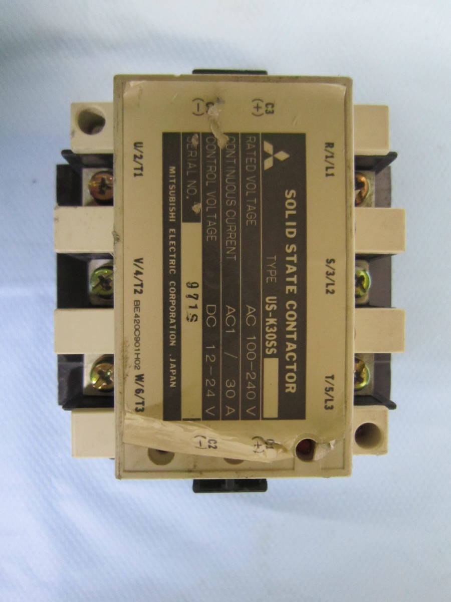 US-K30SS ソリッドステートコンタクタ (三菱電機 電磁開閉器)_画像1