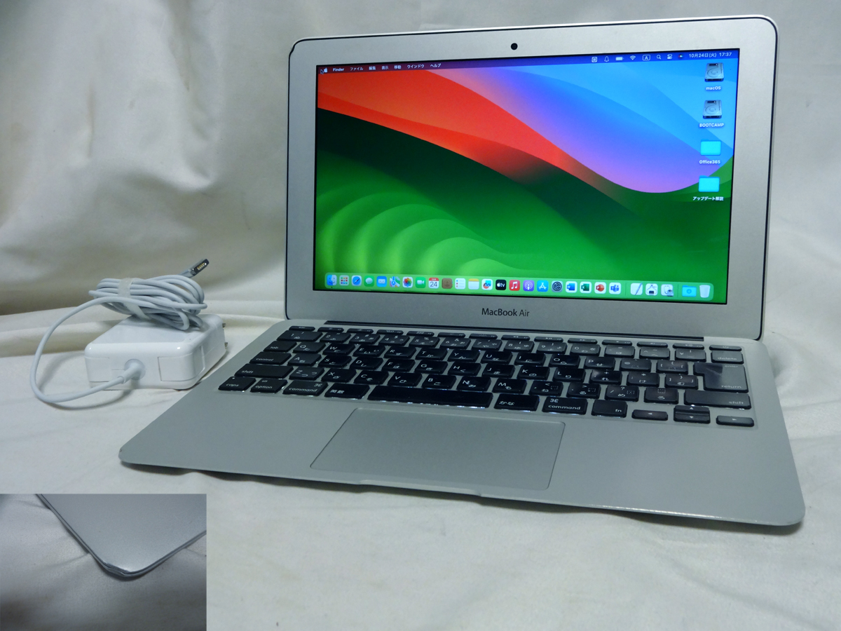 Macbook Air/11.6液晶/MD224JA//BOOTCAMP/macOS Sonoma & Windows11Pro