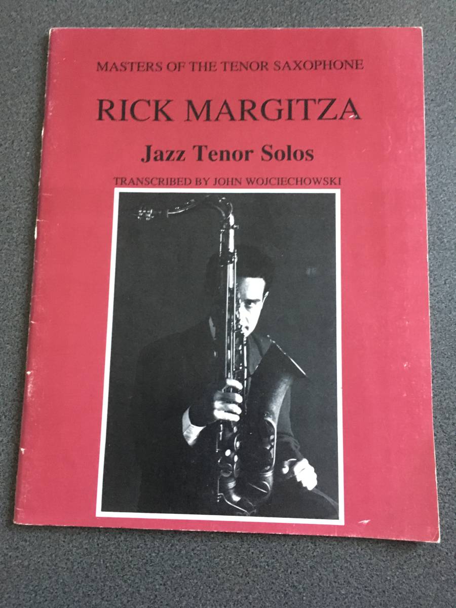 **[ rare .]lik*ma-gitsaRick Margitza/Jazz Tenor Solos score * musical score **