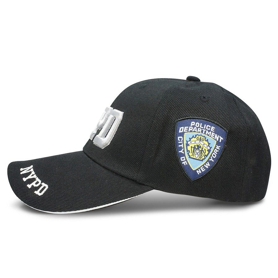 NYPD ニューヨーク市警察 NYPD キャップ 帽子 3D刺繍 立体文字 メンズキャップ ベースボールキャップ