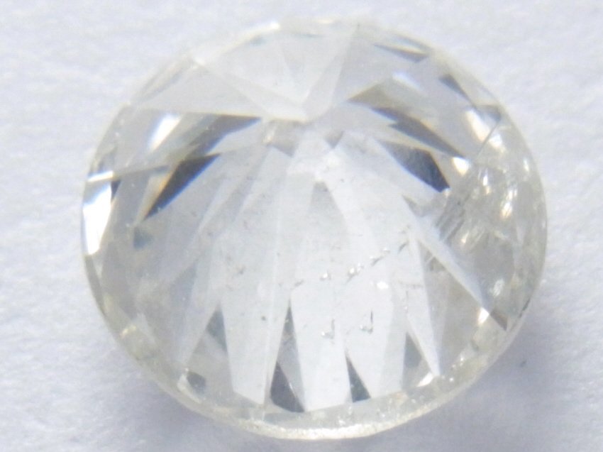 [Shimoe]最落無し！１円～ホワイトカラー系　Ｉクラス　０．５３ｃｔ　天然ダイヤルース_画像4