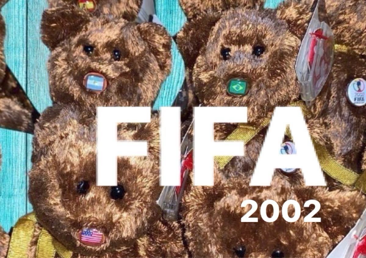 サッカーFIFA WORLD CUP 2002 ビニーベイビーtyワールドカップ　タグ付　鼻の部分が国旗　11個セット