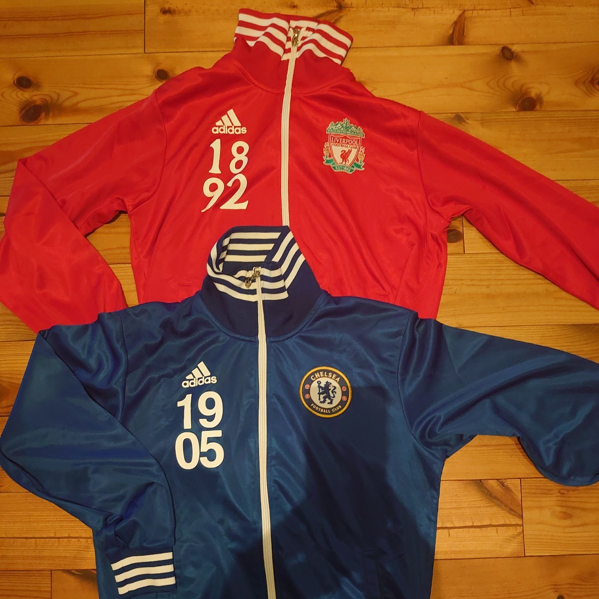 超美品】2枚セット adidas Liverpool FC リバプール Chelsea FC