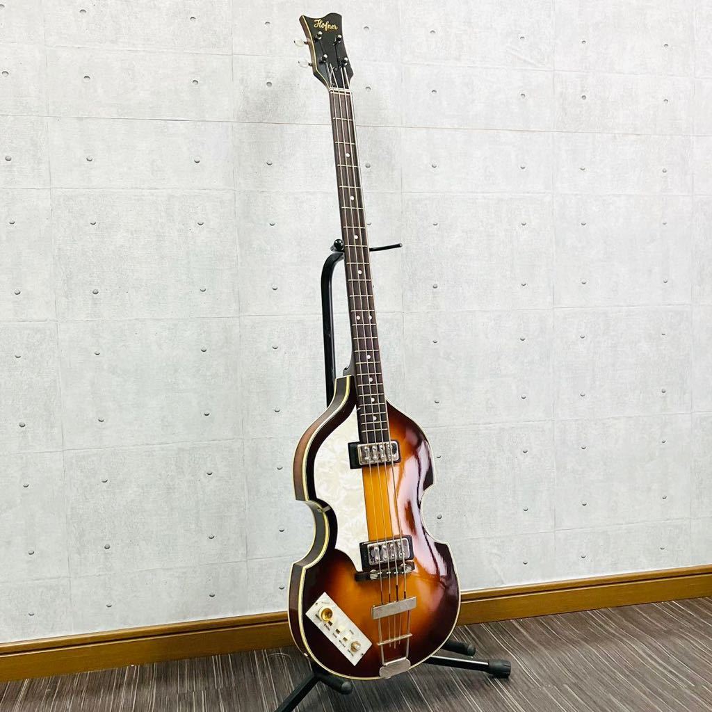 【送料無料】 HOFNER ヘフナー 500/1 Vintage レフティー 左利き バイオリンベース ビートルズ ハードケース付き_画像1