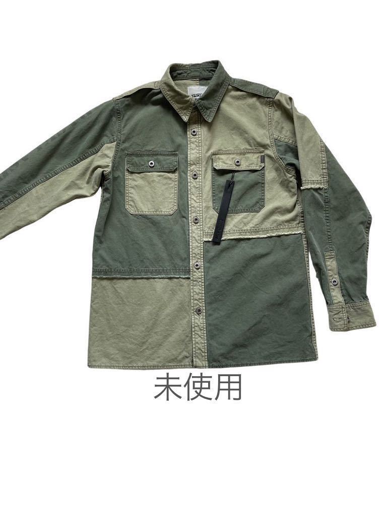 ISAMU KATAYAMA BACKLASH パッチワークシャツ 新品未使用品