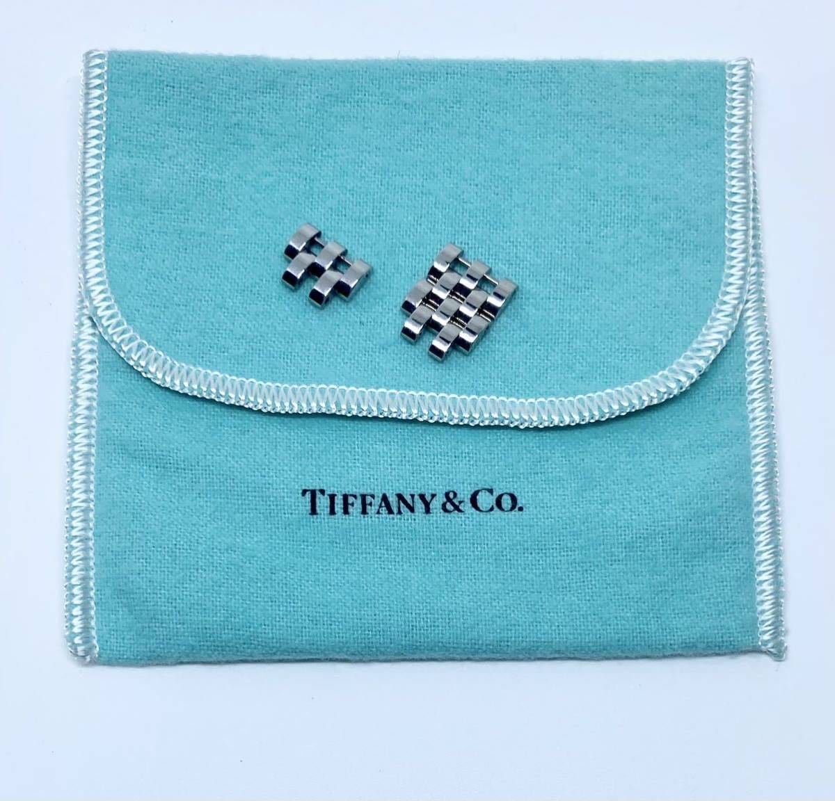 Tiffany & Co. ティファニー レクタンギュラー QZ 電池新品交換済 白文字盤_画像5