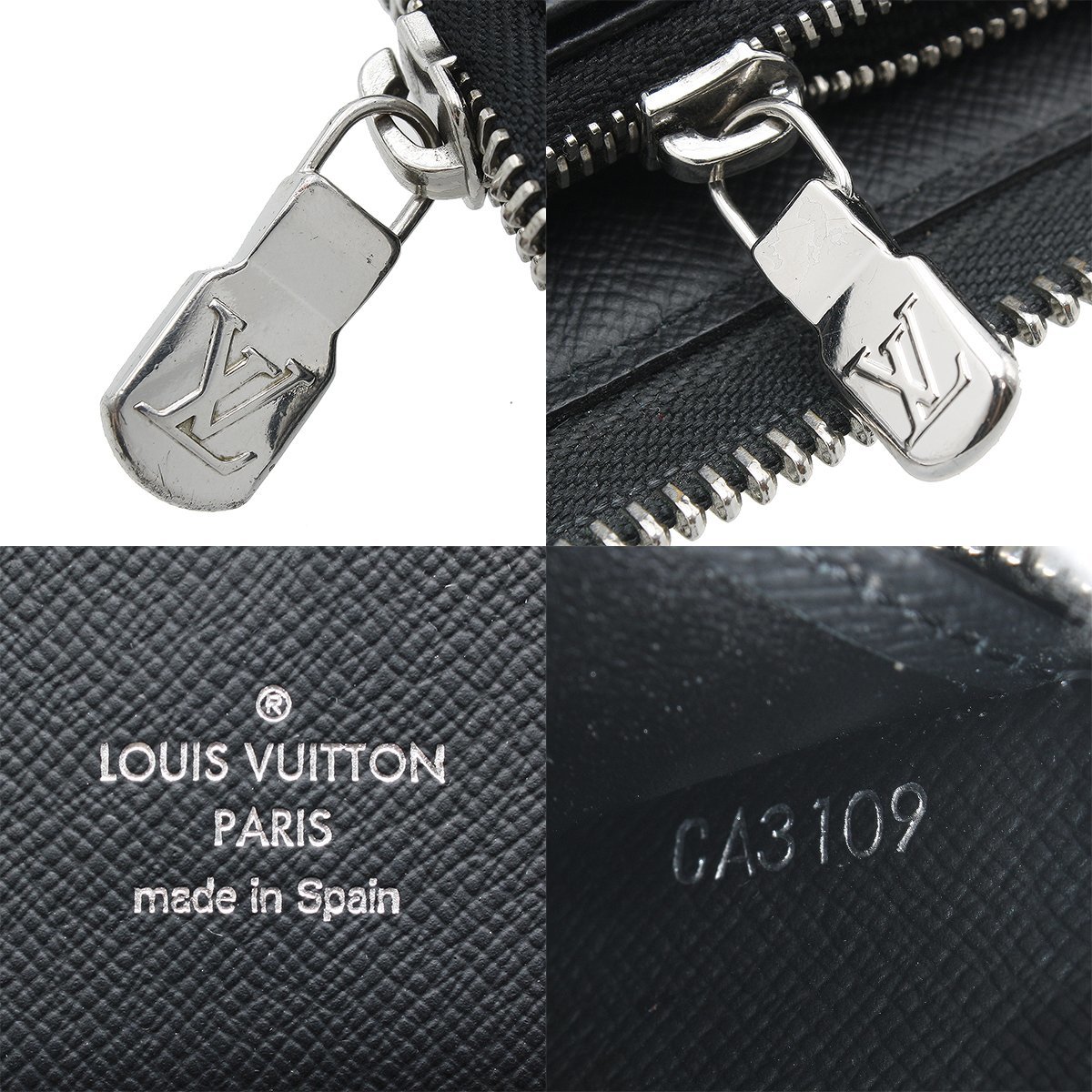 ★B2658 良好 ルイヴィトン エピ ジッピーオーガナイザーNM ラウンドファスナー長財布 M62643 ノワール Louis Vuitton メンズ★_画像10