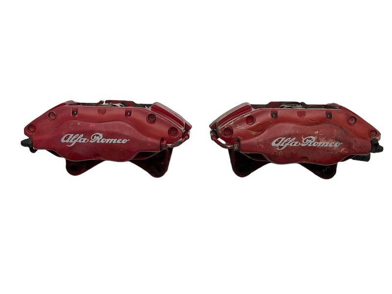 AR021 932AXB Alpha 156 GTA original Brembo 4POT front brake calipers / rotor attaching * left / right set [ animation equipped ]0