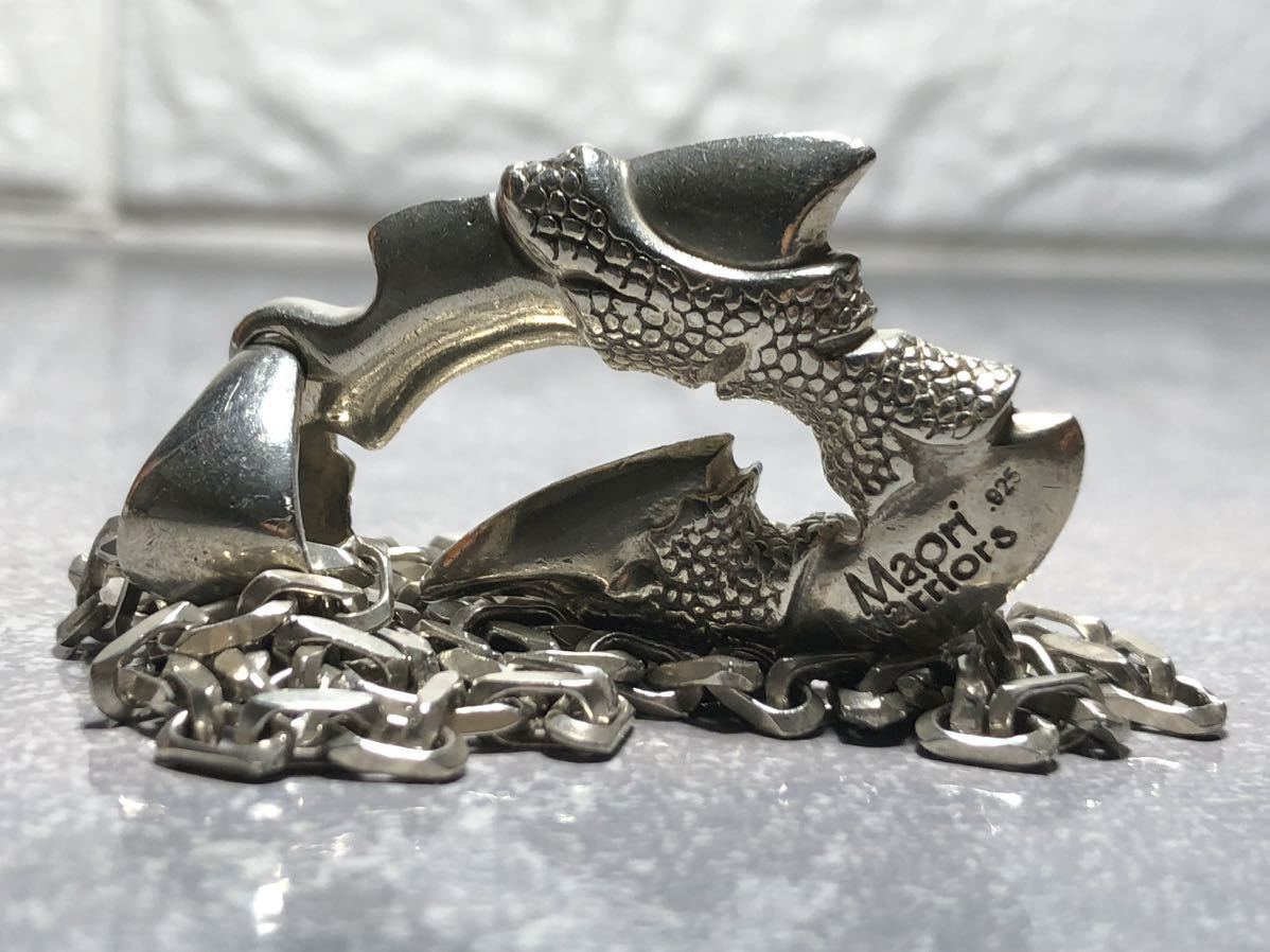 MAORI WARRIORS マオリ ウォーリアーズ　ネックレス　シルバー　silver 925 竜の爪　フック