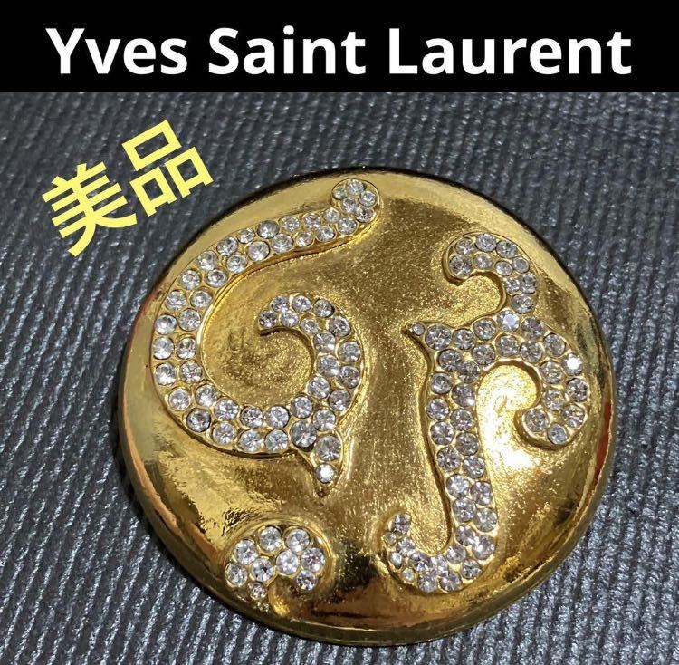 ws5170】希少 美品 Yves Saint Laurent イヴサンローラン ブローチ