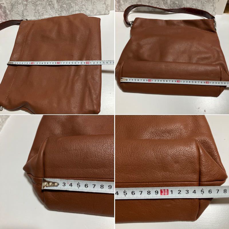 ws2200】美品 ソニアリキエル RYKIEL 牛革 茶 クロコ型押し ワン