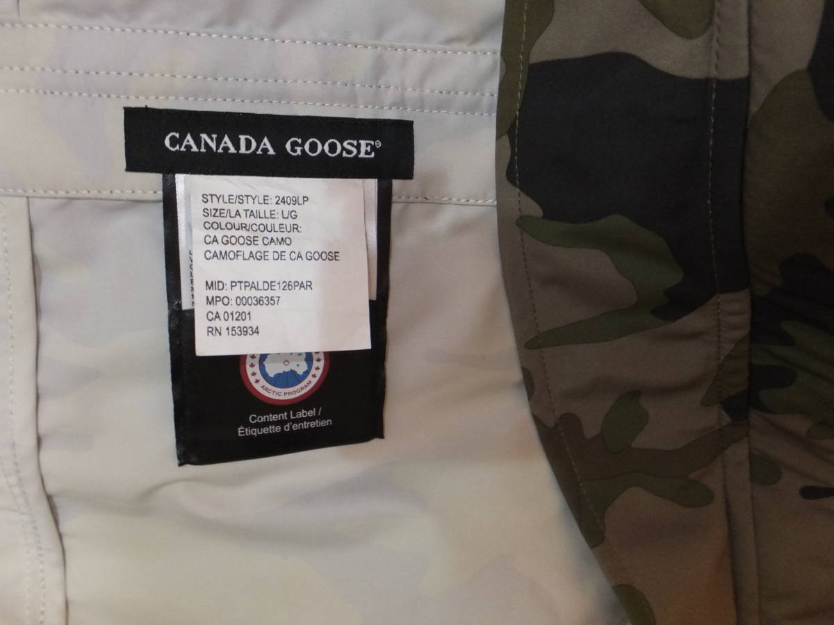  новый товар подлинный товар Canada Goose [L] женский CANADA GOOSE свет жакет Cavalry Trench-print 2409LP камуфляж камуфляж -ju женщина 