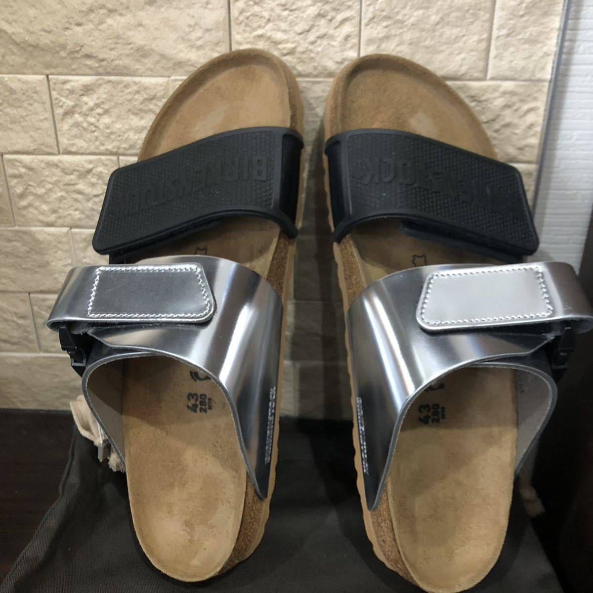 新品未使用タグ付き　ビルケンシュトック　リックオウエンス　サンダル　保管袋付き　BIRKENSTOCK Rick owens