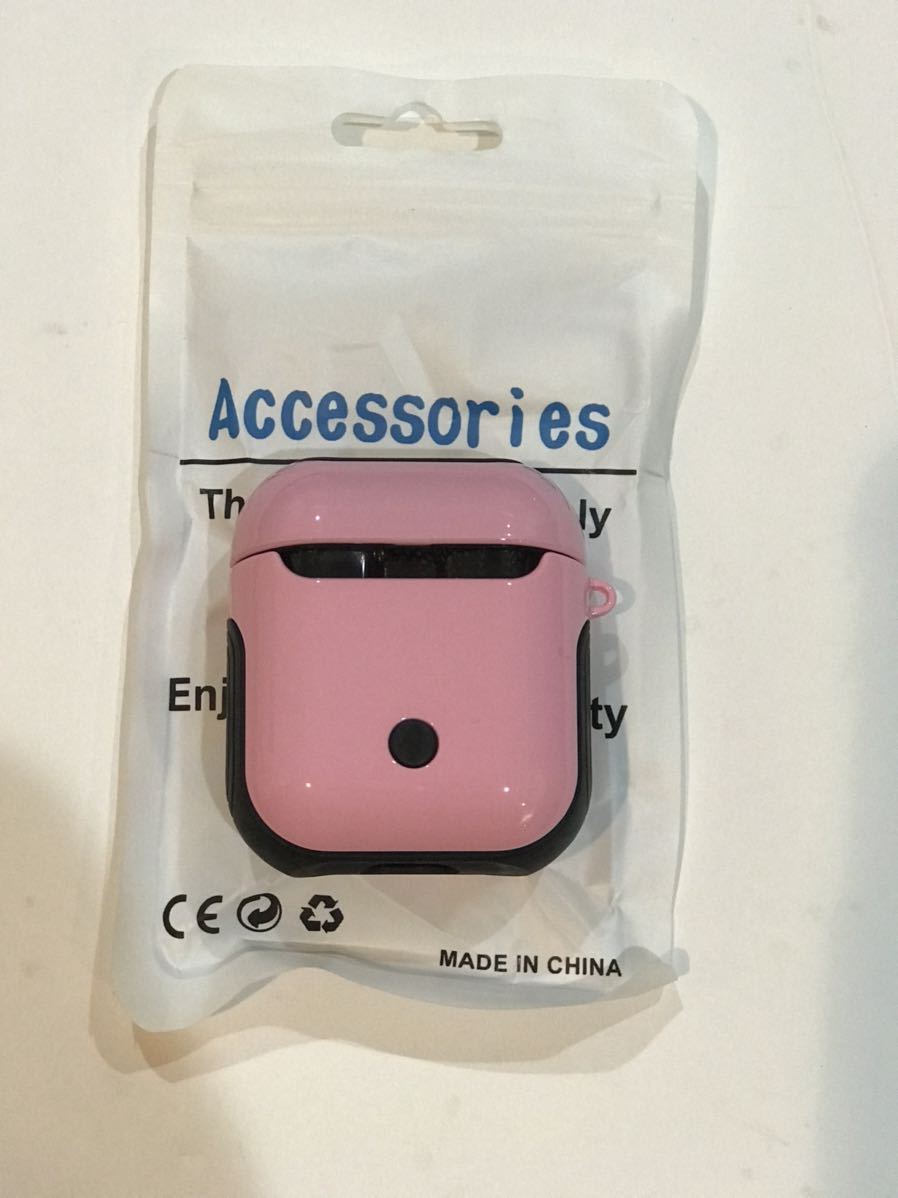 GY　Airpodsケース　ワイヤレスBluetoothヘッドセット　シリコーン防塵ハードケース　ソリッドカラー (Color : Pink)　③_画像6