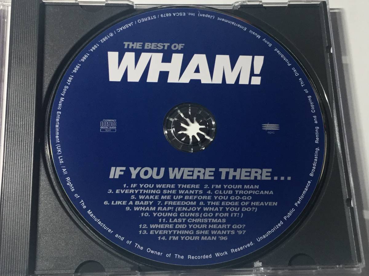 国内盤CDベスト14曲/WHAM!/ワム！/ザ・ベスト #ジョージ・マイケル 送料¥180_画像8