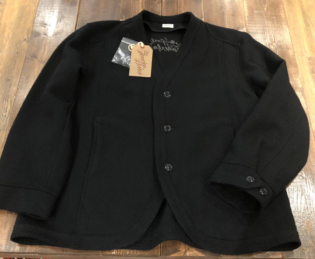 新品未使用 定価6.6万 TENDERLOIN T-MELTON 3BUTTONS JKT XL BLACK 黒 テンダーロイン メルトン テーラード_画像1