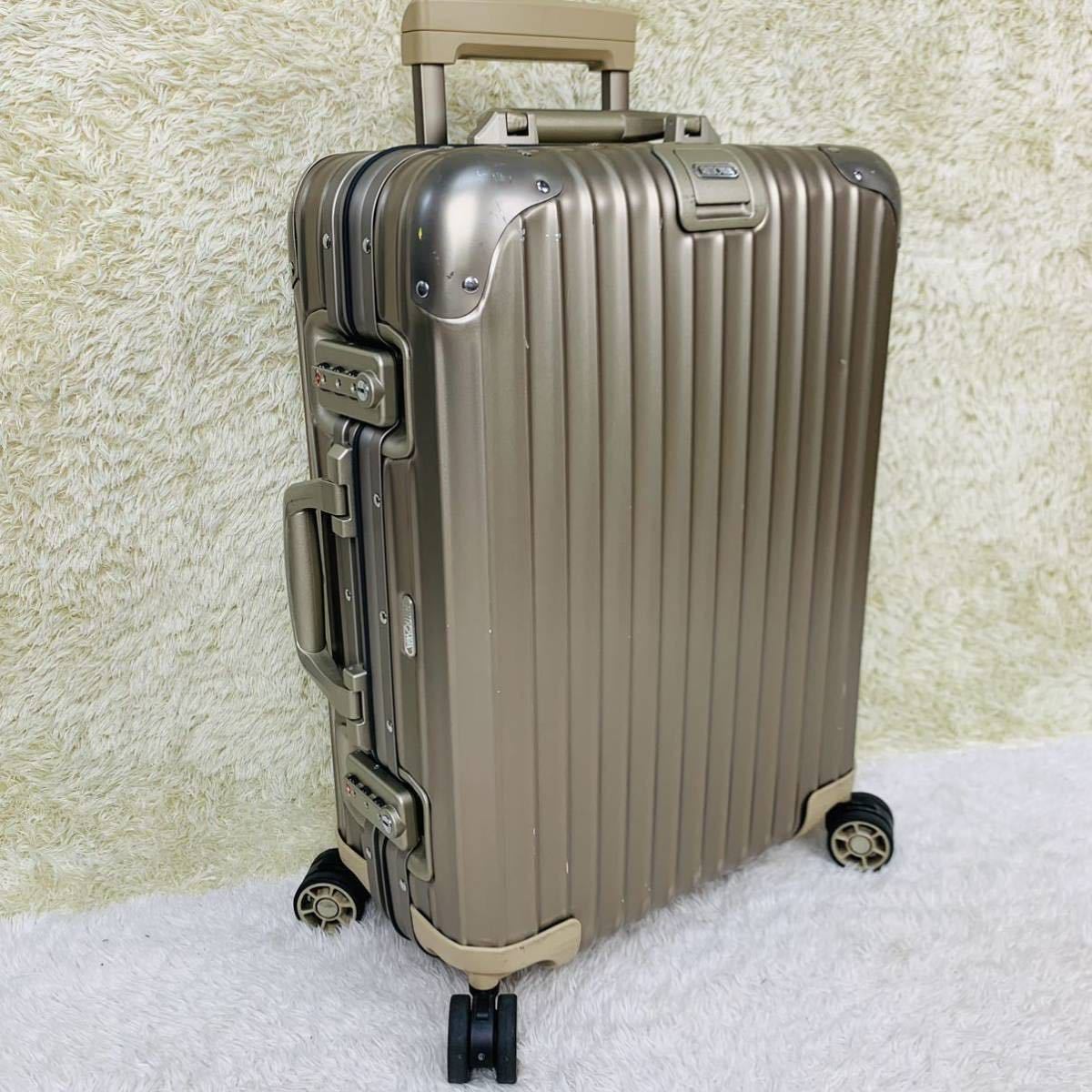 極美品】 RIMOWA リモワ ORIGINAL オリジナル CABIN キャビン S TOPAS