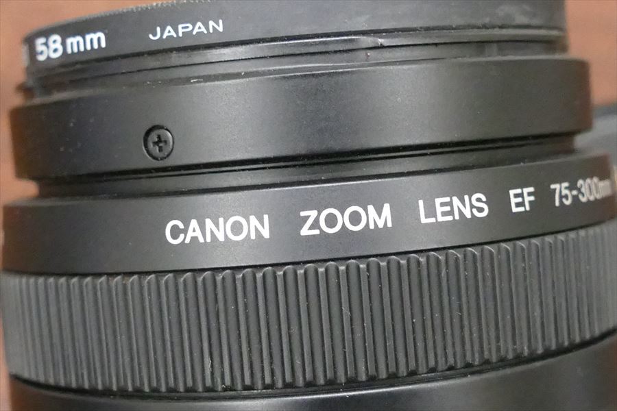 Canon キャノン★ZOOM LENS EF 75-300mm 1:4-5.6 II★Ⅱ★2個★ズームレンズ★ジャンク★現状品_画像8