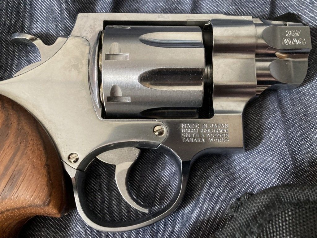 木製グリップ/ホルスター付】TANAKA(タナカ) S&W M327 R8 木製グリップ/ホルスター付】TANAKA(タナカ) S&W M327 R8