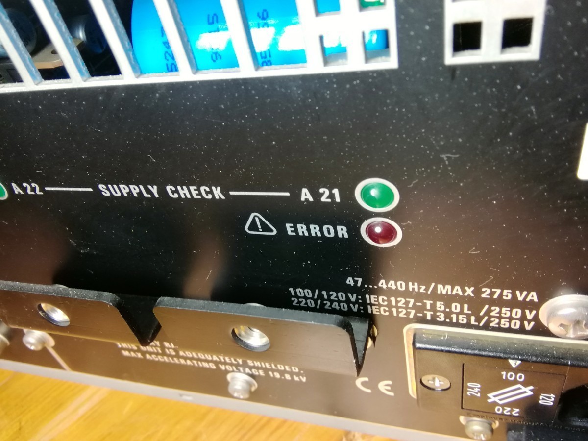 ①[ pick up limitation ] ROHDE&SCHWARZ EMI test receiver display ANALYZER DISPLAY UNIT*ESAI-D* 804.8932.52 parts taking .