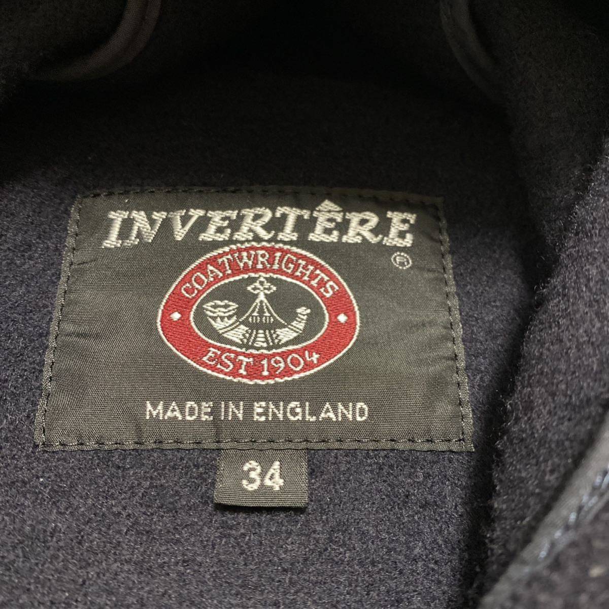INVERTERE インバーティア ☆ ダッフルコート ネイビー 34