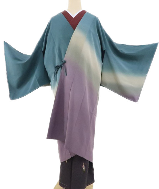 yu.saku2 новый товар .. кимоно натуральный шелк длинный длина . установка нить есть *... прекрасный ... предел ... нет природа. .~ верхняя одежда 2430