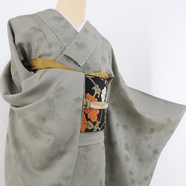 ゆめsaku2 新品 蔦 着物 正絹“蔦の流れに身を任すいつも変わらぬ穏やか