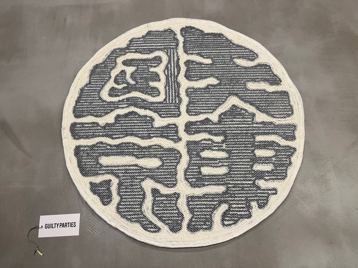 WACKO MARIA 天国東京 RUG MAT ホワイト 23FW-WMA-RM01 WACKO MARIA 天国東京 RUG MAT ホワイト 23FW-WMA-RM01