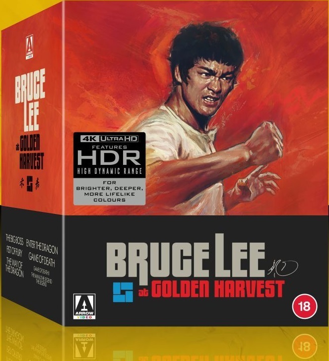 ブルース・リー 没後50周年記念/『Bruce Lee at Golden Harvest : Limited Edition 4K UHD』/イギリス発売/初回限定版   @@@オマケ付きの画像1