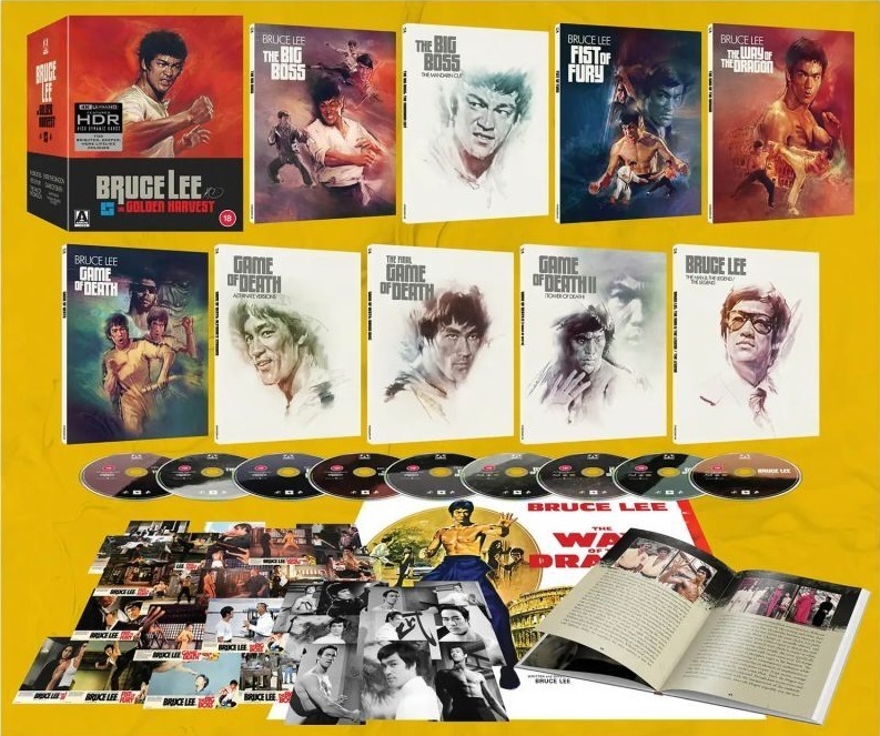 ブルース・リー 没後50周年記念/『Bruce Lee at Golden Harvest : Limited Edition 4K UHD』/イギリス発売/初回限定版   @@@オマケ付きの画像2