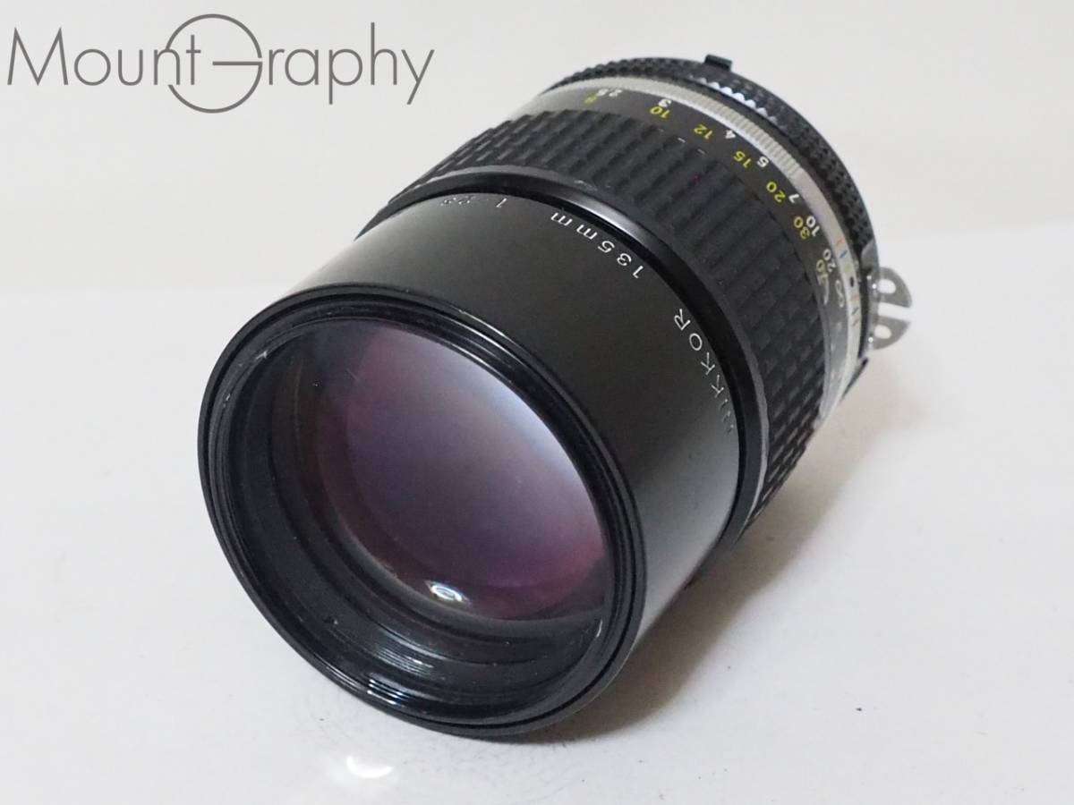 ★実用美品★ NIKON ニコン Ai-S NIKKOR 135mm F2.8 ★完動品★同梱可 #i4229_画像1