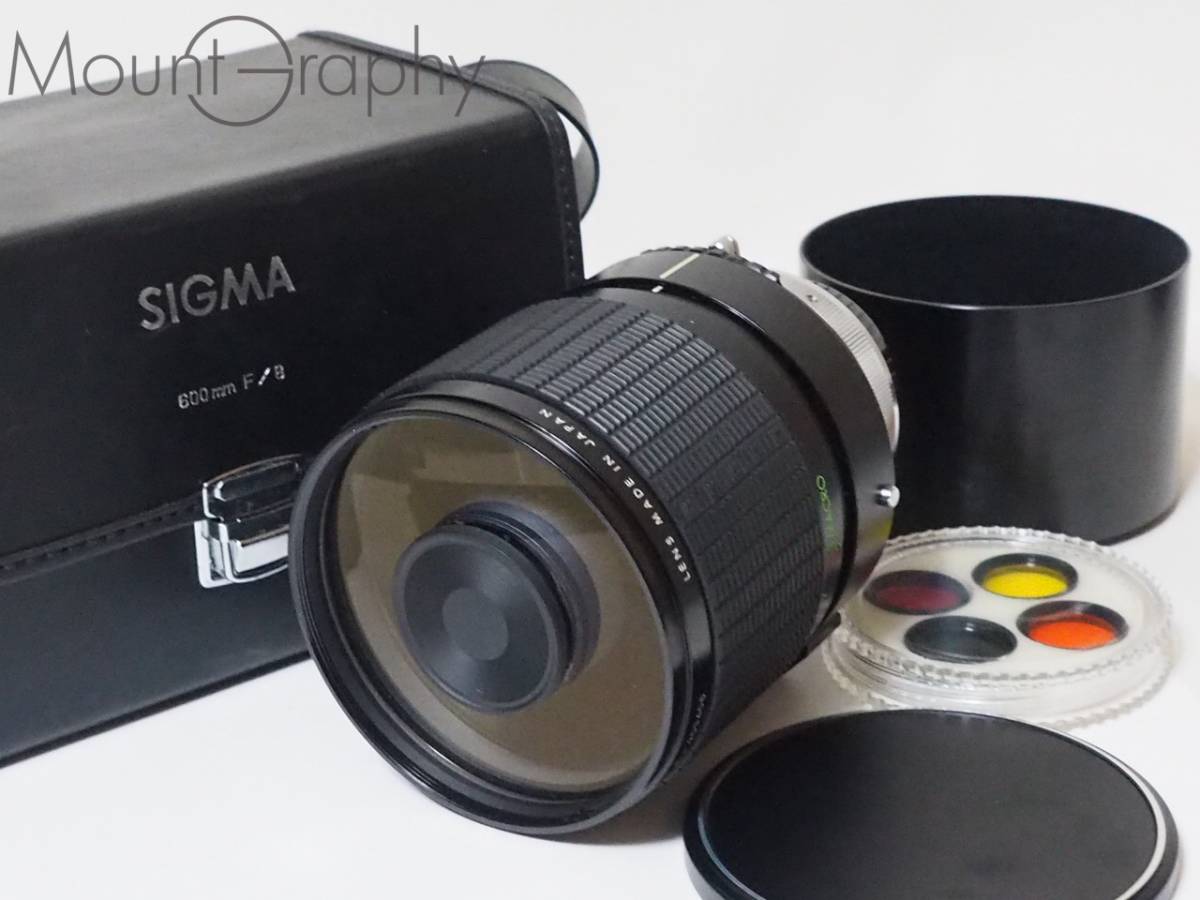 ★実用美品★ SIGMA シグマ MIRROR-TELEPHOTO 600mm F8 ★完動品★同梱可 ケース、前後キャップ付 キヤノンFDマウント(MF) #i4246_画像1