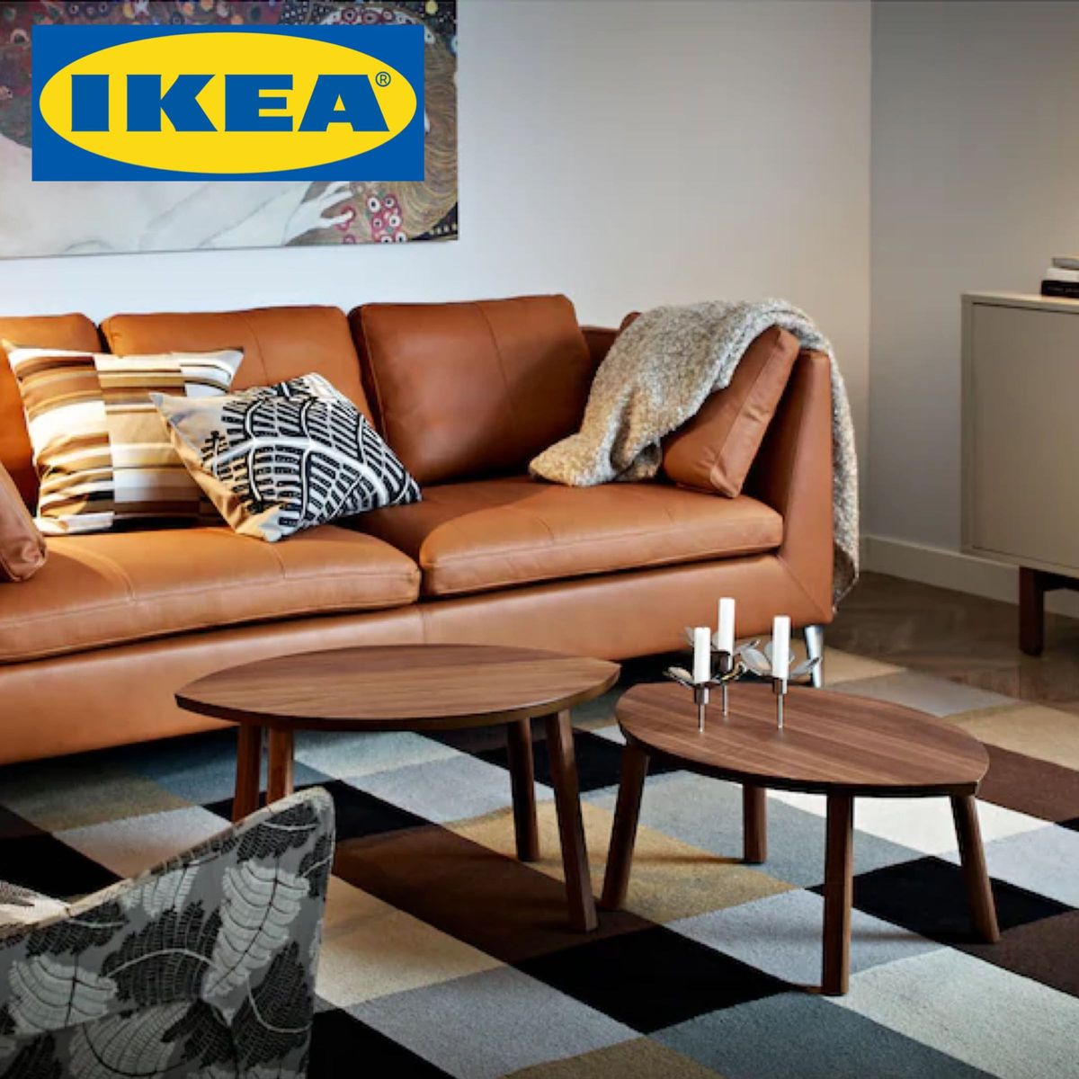 IKEA イケア ストックホルム テーブル ウォールナット 木製 ウッド