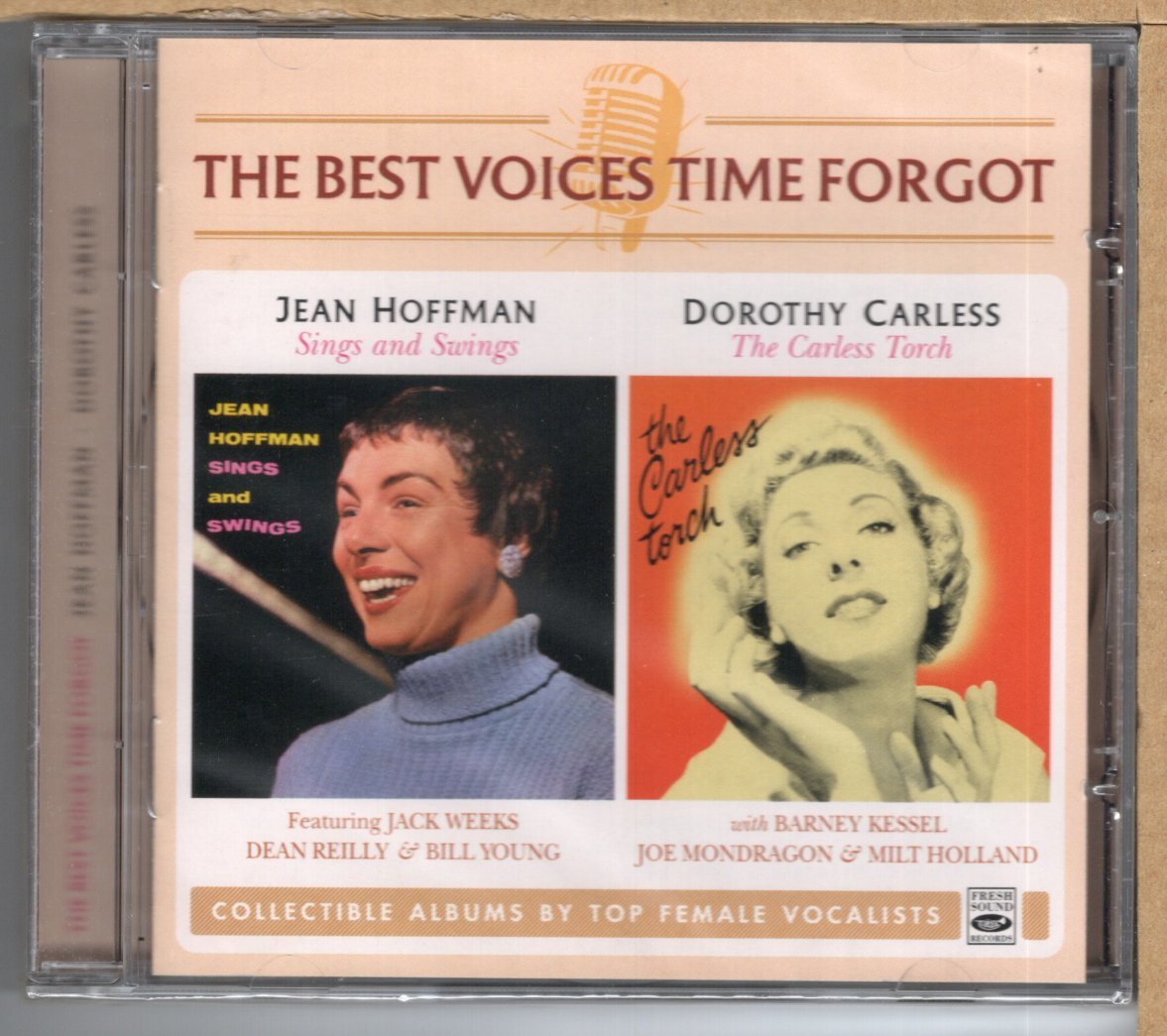 【新品CD】JEAN HOFFMAN / SINGS AND SWINGS + DOROTHY CARLESS / THE CARLESS TORCHの画像1